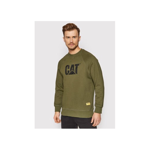 CATerpillar Bluza 2910515 Zielony Regular Fit Caterpillar S okazyjna cena MODIVO