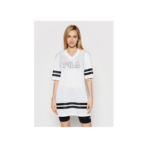 Fila T-Shirt Jala 683299 Biały Oversize Fila XS wyprzedaż MODIVO