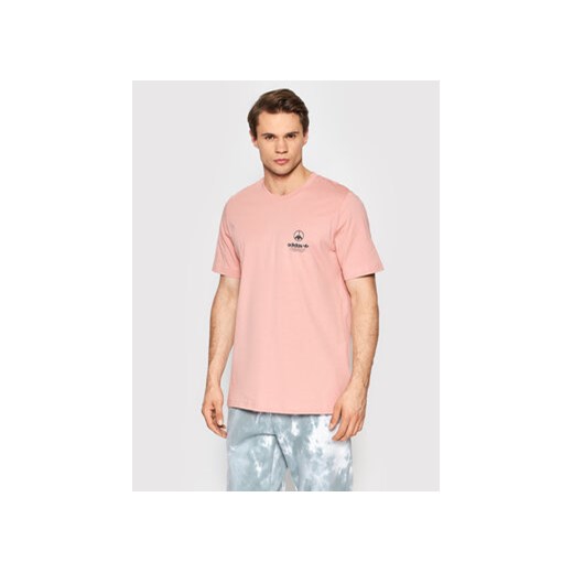 T-shirt męski Adidas różowy z krótkim rękawem 