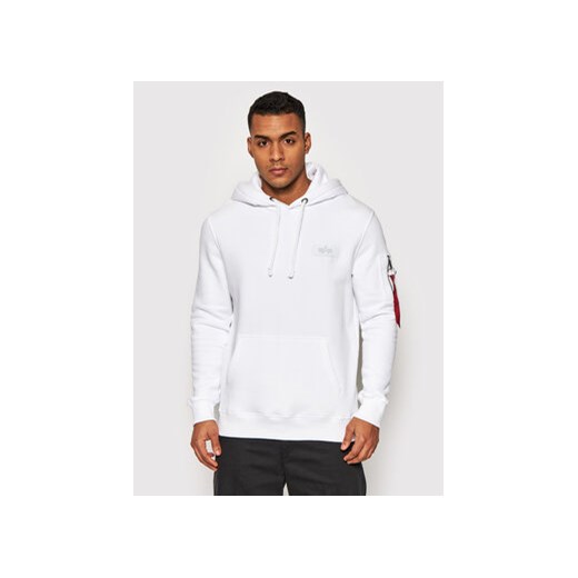 Alpha Industries Bluza Back Print Como Print 178318CP Biały Regular Fit Alpha Industries XL MODIVO