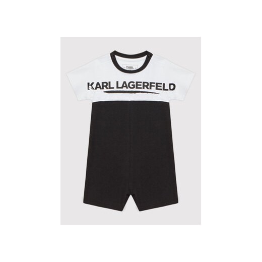 KARL LAGERFELD Body dziecięce Z94062 Czarny Regular Fit Karl Lagerfeld 18M MODIVO okazyjna cena