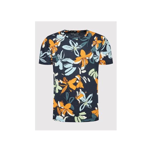 Jack&Jones T-Shirt Flower Power 12205818 Granatowy Regular Fit S MODIVO