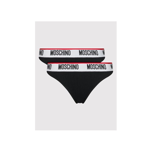 MOSCHINO Underwear & Swim Komplet 2 par fig klasycznych 4742 9003 Czarny 5 MODIVO