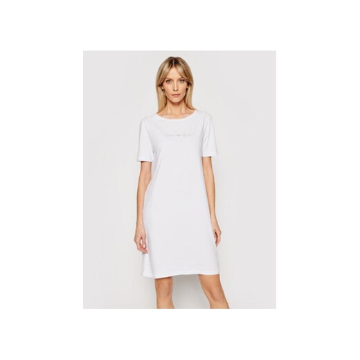 Emporio Armani Underwear Sukienka codzienna 164425 1P223 00010 Biały Regular Fit XS MODIVO