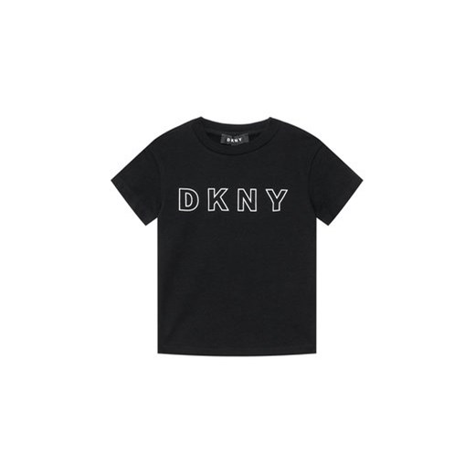 DKNY T-Shirt D35R23 S Czarny Regular Fit 6Y MODIVO