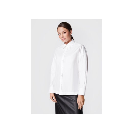 Max Mara Leisure Koszula Rispoli 31160126 Biały Relaxed Fit 44 MODIVO