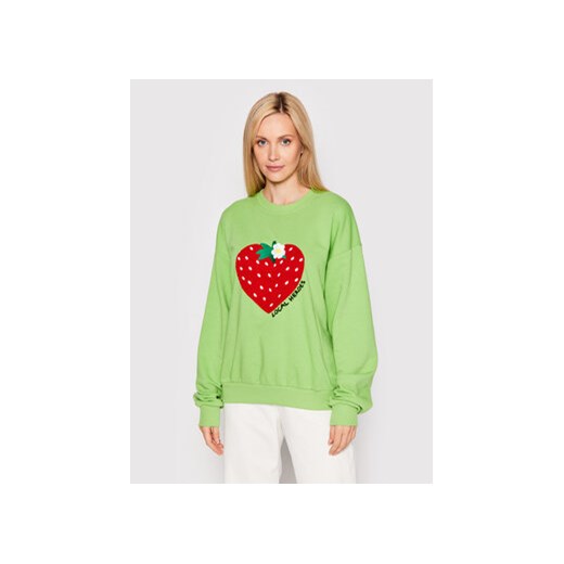 Local Heroes Bluza Wild Strawberry AW22S0005 Zielony Regular Fit Local Heroes M MODIVO