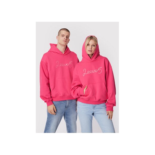 2005 Bluza Unisex 2005 X Leeves „2eeve5” Różowy Relaxed Fit L MODIVO