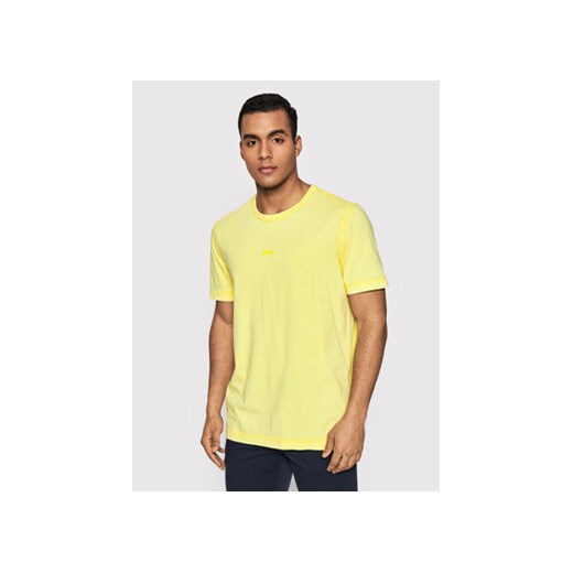 Boss T-Shirt Tokks 50468021 Żółty Regular Fit S MODIVO wyprzedaż