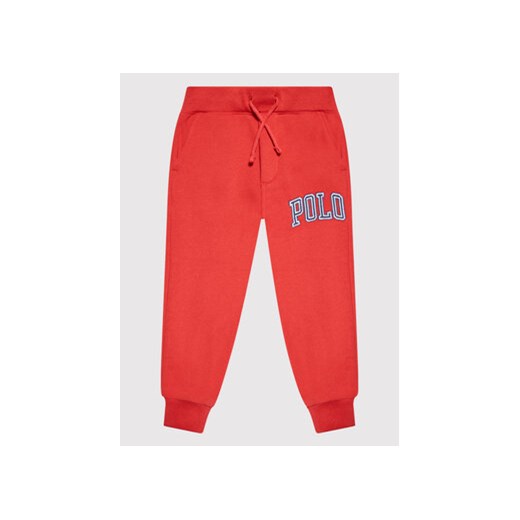 Polo Ralph Lauren Spodnie dresowe 321851015004 Czerwony Regular Fit Polo Ralph Lauren 3Y MODIVO