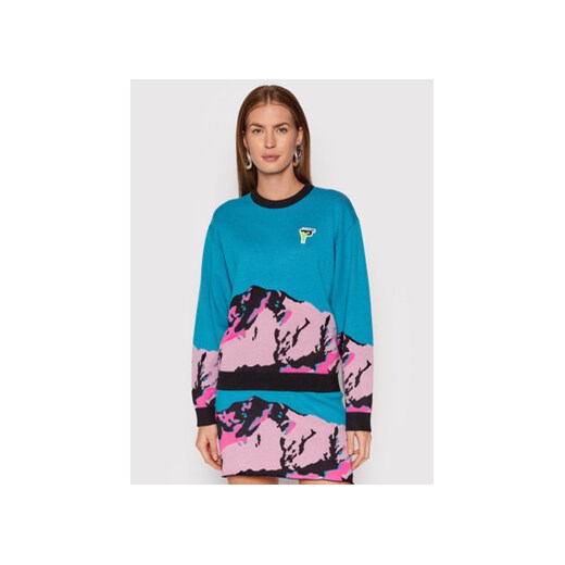 Ice Play Sweter 21I U2M0 A013 9011 FDX1 Niebieski Oversize Ice Play M MODIVO