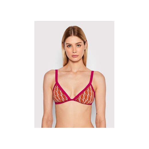 Calvin Klein Swimwear Góra od bikini Triangle KW0KW01747 Kolorowy S MODIVO