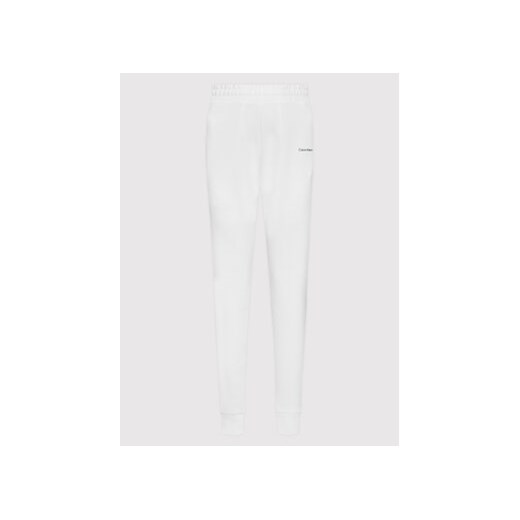 Calvin Klein Curve Spodnie dresowe Inclusive Micro Logo K20K204884 Biały Regular 4XL okazja MODIVO
