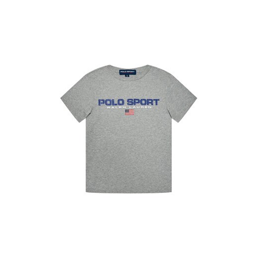 Polo Ralph Lauren T-Shirt Ss Cn 323795487003 Szary Regular Fit Polo Ralph Lauren S wyprzedaż MODIVO