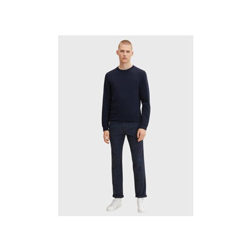 Tom Tailor Denim Chinosy 1020451 Granatowy Straight Fit ze sklepu MODIVO w kategorii Spodnie męskie - zdjęcie 152596329