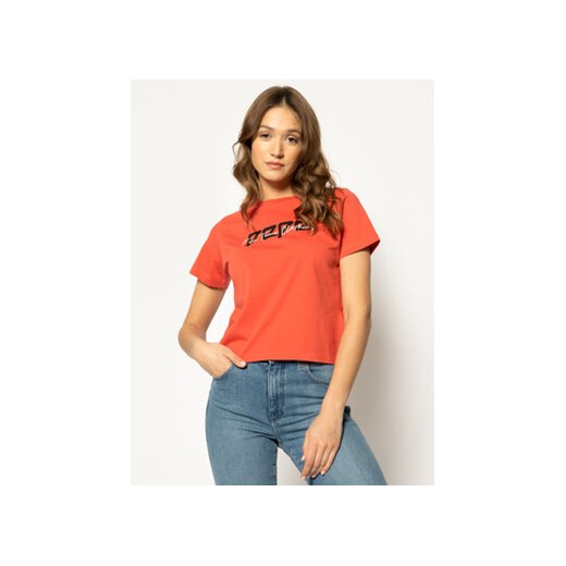 Pepe Jeans T-Shirt Pearl PL504479 Pomarańczowy Regular Fit Pepe Jeans S MODIVO
