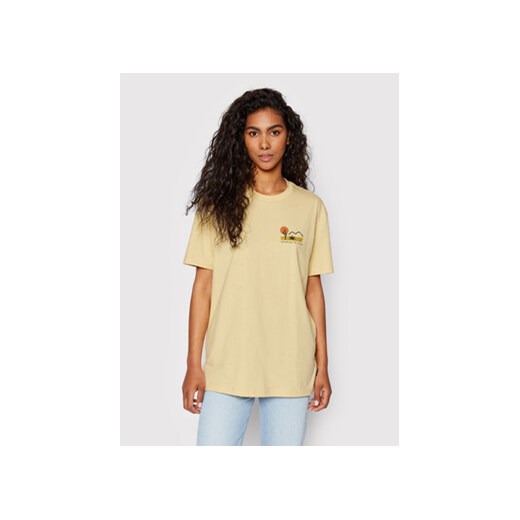 Billabong T-Shirt WRANGLER Solstice D1SS39 BIS2 Żółty Relaxed Fit Billabong L MODIVO