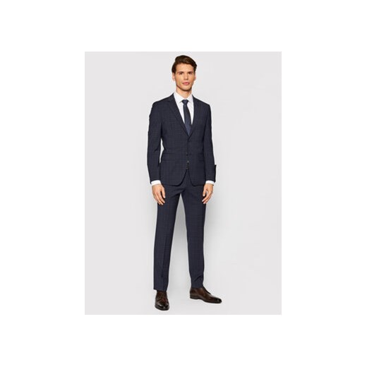 Boss Garnitur P-Huge-214 50458941 Granatowy Slim Fit 56 MODIVO promocja