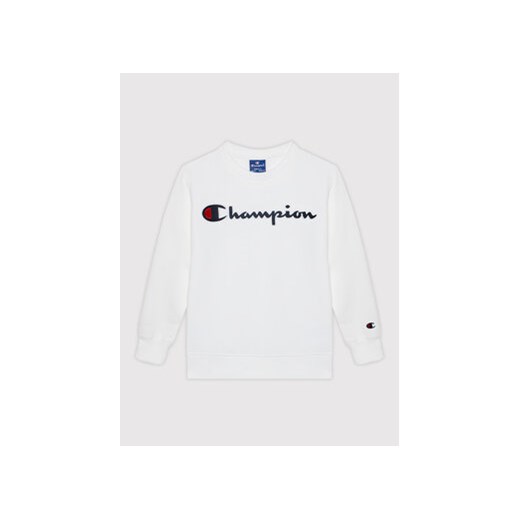 Champion Bluza Crewneck 305766 Biały Regular Fit Champion 138_143 MODIVO