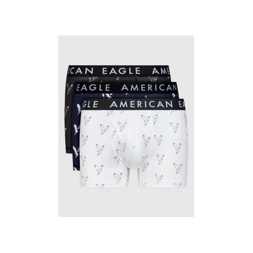 American Eagle Komplet 3 par bokserek 023-0234-3271 Kolorowy American Eagle S MODIVO