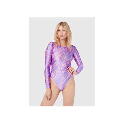 Versace Jeans Couture Body 73HAM223 Fioletowy Slim Fit 42 MODIVO