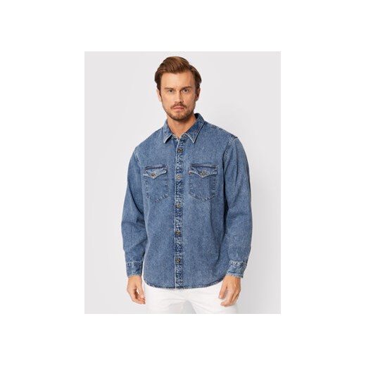 Levi's® Koszula jeansowa Western A1919-0014 Niebieski Relaxed Fit L MODIVO promocja