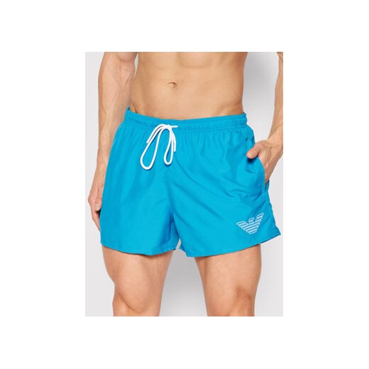 Emporio Armani Underwear Szorty kąpielowe 211752 2R438 21432 Niebieski Regular S MODIVO