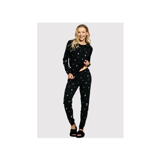 Esotiq Piżama Francy 39298 Czarny Regular Fit Esotiq L okazyjna cena MODIVO