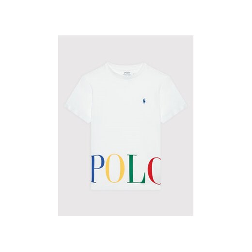 Polo Ralph Lauren T-Shirt 323865609001 Biały Regular Fit Polo Ralph Lauren 128 okazja MODIVO