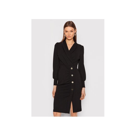 Rinascimento Sukienka koktajlowa CFC0106100003 Czarny Slim Fit Rinascimento S okazja MODIVO