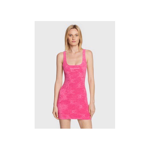 Juicy Couture Sukienka letnia Deborah JCWE122022 Różowy Slim Fit MODIVO