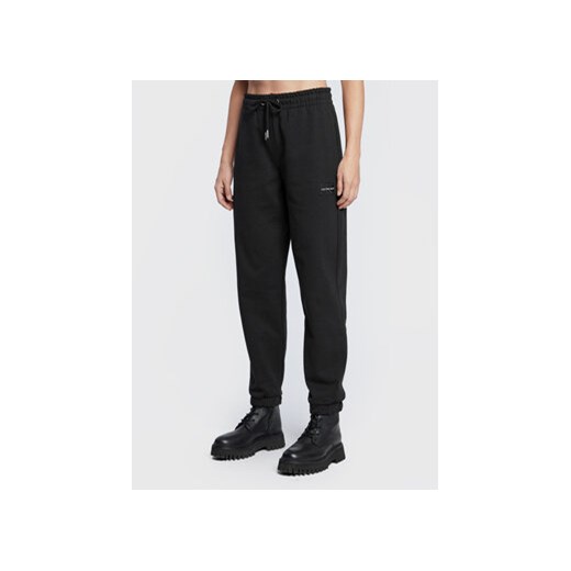 Calvin Klein Jeans Spodnie dresowe J20J219737 Czarny Relaxed Fit XL wyprzedaż MODIVO