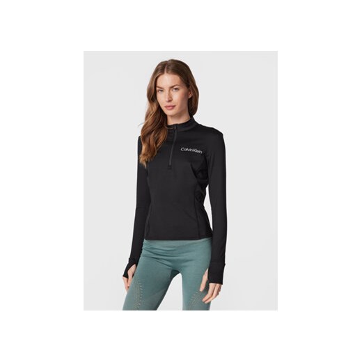 Calvin Klein Performance Koszulka techniczna 00GWF2K206 Czarny Slim Fit L promocja MODIVO