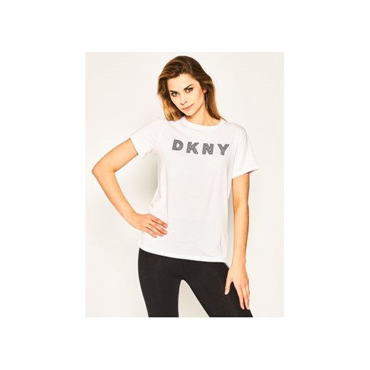 DKNY T-Shirt DP0T7440 Biały Regular Fit XS okazja MODIVO