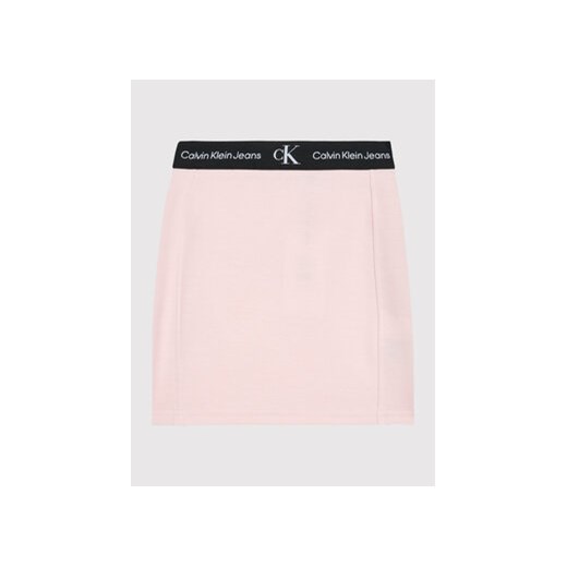 Calvin Klein Jeans Spódnica Punto IG0IG01429 Różowy Regular Fit 12Y okazja MODIVO