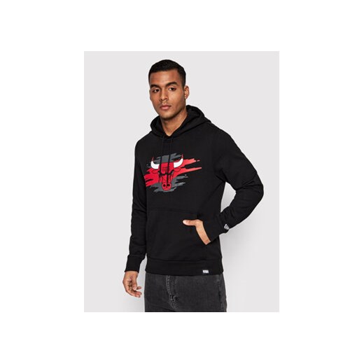 New Era Bluza Chicago Bulls Tear Logo 12893081 Czarny Regular Fit New Era M MODIVO
