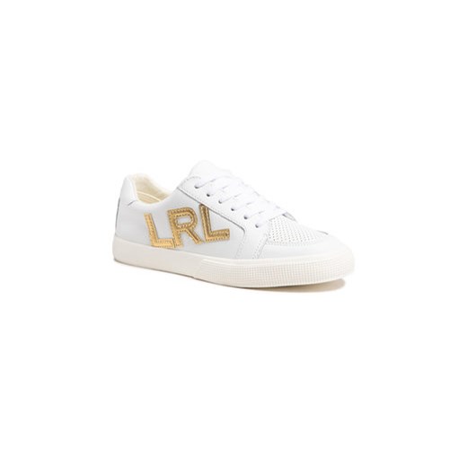 Lauren Ralph Lauren Sneakersy Jaede 802824717001 Biały 38 wyprzedaż MODIVO