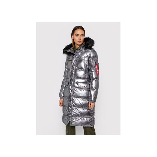 Alpha Industries Kurtka puchowa N3B Fd 118004 Srebrny Regular Fit Alpha Industries M okazja MODIVO