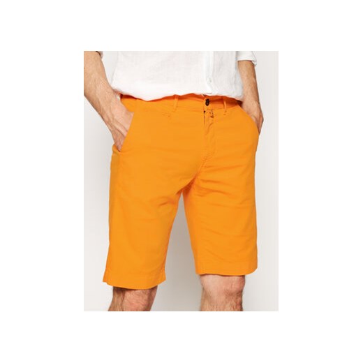 Pierre Cardin Szorty materiałowe 3465/2040 Pomarańczowy Tailored Fit Pierre Cardin 31 okazja MODIVO