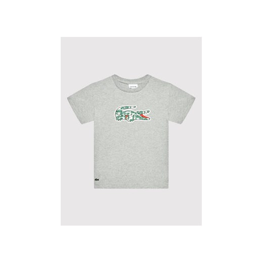 Lacoste T-Shirt TJ3141 Szary Regular Fit Lacoste 4Y wyprzedaż MODIVO