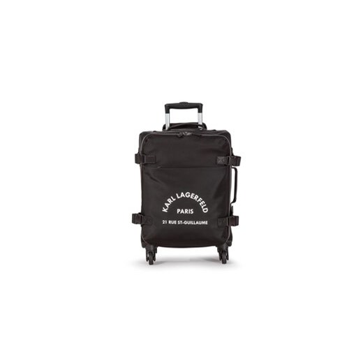 KARL LAGERFELD Mała Materiałowa Walizka 225W3022 Czarny ze sklepu MODIVO w kategorii Walizki - zdjęcie 152647605