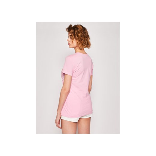 LOVE MOSCHINO T-Shirt W4F7362E 1698 Różowy Regular Fit Love Moschino 42 MODIVO