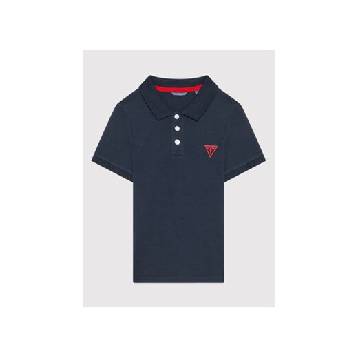 Guess Polo L71P21 KACT0 Granatowy Regular Fit Guess 12Y okazja MODIVO