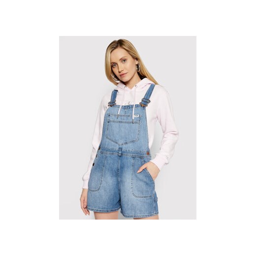 Wrangler Ogrodniczki Bib W29QZB26L Niebieski Relaxed Fit Wrangler XS MODIVO