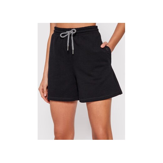 PLNY LALA Szorty sportowe Shorty PL-SI-SH-00010 Czarny Loose Fit XXS MODIVO