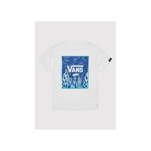 Vans T-Shirt Print Box VN0A3HWJ Biały Regular Fit Vans 4Y wyprzedaż MODIVO