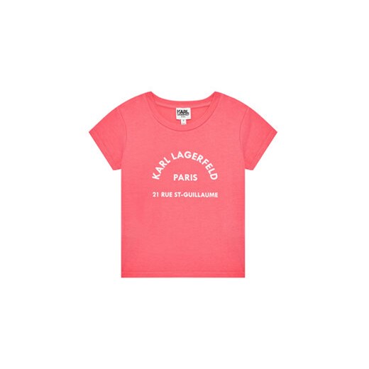 KARL LAGERFELD T-Shirt Z15M59 D Różowy Regular Fit Karl Lagerfeld 14Y wyprzedaż MODIVO