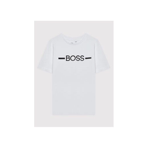 Boss T-Shirt J25N29 S Biały Regular Fit 8Y MODIVO