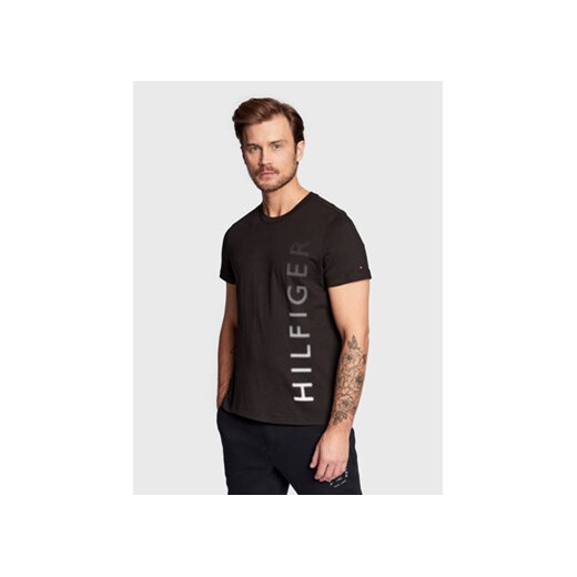 Tommy Hilfiger T-Shirt Vertical MW0MW29668 Czarny Slim Fit Tommy Hilfiger M MODIVO