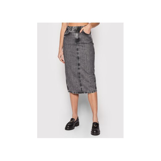 Pepe Jeans Spódnica jeansowa Piper PL900946 Szary Regular Fit Pepe Jeans XS MODIVO